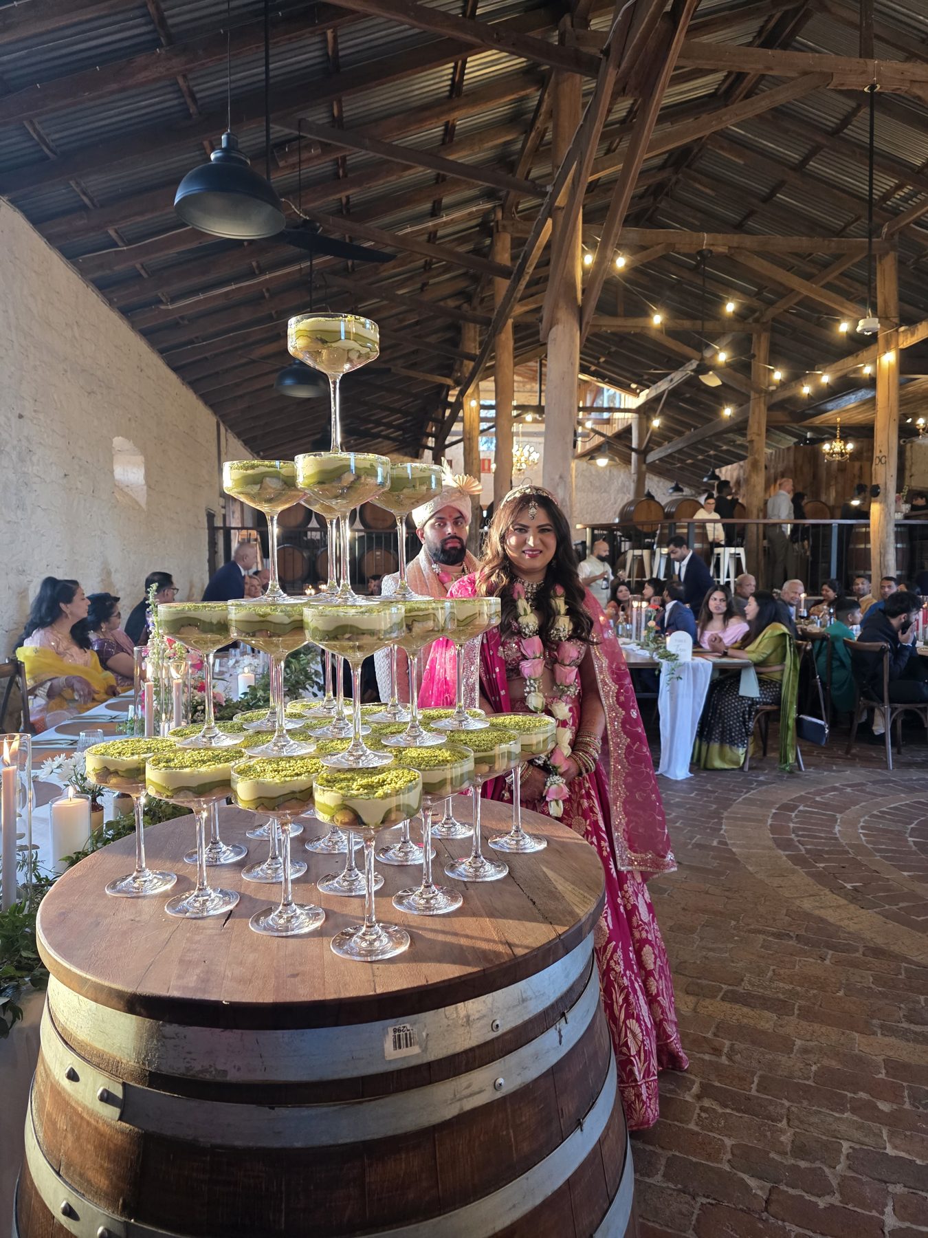 The Travelling Tiramisu cart at a pop-up event